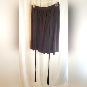Banana Republic, peasant skirt in brown, size 2, like new, with belt
